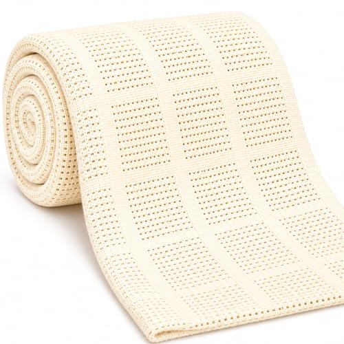 DUDU N GIRLIE Cellular Cot Bed Blanket, 100% Cotton, Cream, 100x150cm