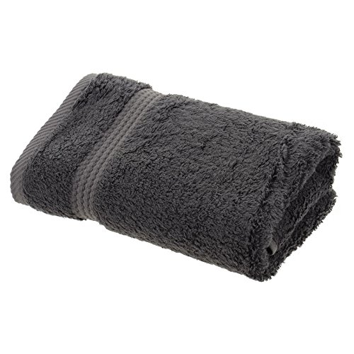 Bamboo Bliss Slate Grey Bamboo Luxury Hand Towel Plush Soft Bathroom Bath Linen 50 x 100cm