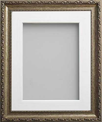 Frame Company Brompton Bronze 9x7 Photo Frame with White Mount for 7x5