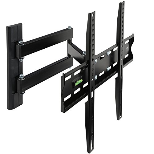 MOOL Slim TV Wall Bracket for 23-42-Inch LCD/LED and Plasma TV with Super Strength Load Capacity upto 40 kg, Black