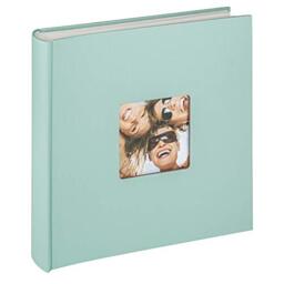 walther Design Photo Album Mint Green 30 x 30 cm with Cover Cut-Out, Fun FA-208-A
