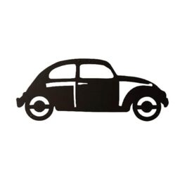 Homemania Wall Decoration 50 x 0.15 x 20 cm Black
