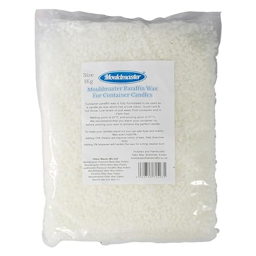 Paraffin Wax Container Candles 1Kg, Opaque