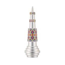 Alessi Vertigo ESA07 - Design Christmas Tree Topper in Blown Glass, Hand-decorated