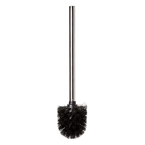 Tatay Stainless Steel Toilet Brush Handle, Black Brush, Stainless Steel Handle, Made in Spain. BPA free. Measures 8 x 8 x 35 cm, 4438901