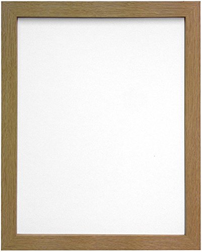 "FRAMES BY POST 25mm wide H7 Oak Picture Photo Frame with White Backing Board 24""x20"""