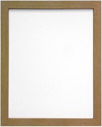 "FRAMES BY POST 25mm wide H7 Oak Picture Photo Frame with White Backing Board 24""x20"""
