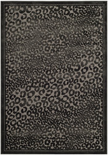 Safavieh Transitional Indoor Woven Rectangle Area Rug, Paradise Collection, PAR120, in Charcoal / Multi, 79 X 122 cm for Living Room, Bedroom or Any Indoor Space