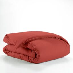 Douceur d'Intérieur, Duvet Cover (140 x 200 cm) Lina Terracotta, 100% Cotton