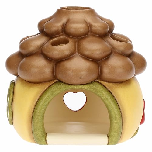 THUN - Winter Incantato Collection 10.8 x 10.6 cm, Height 10.1 cm, Ceramic Cone Tea Light Holder