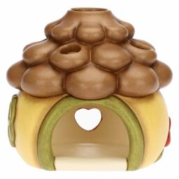 THUN - Winter Incantato Collection 10.8 x 10.6 cm, Height 10.1 cm, Ceramic Cone Tea Light Holder