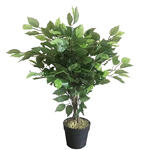 Leaf Realistic Artificial Ficus Tree/Plant 60cm Mini Bush,60cm Mini Bush,60cm,AZ-FICUS