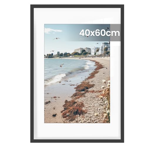 SONGMICS 40 x 60 cm Picture Frames, Wall Hanging, Steel, 1 Piece