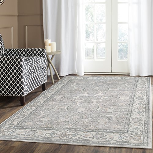 Safavieh Craft Art-Inspired Indoor Woven Rectangle Area Rug, Valencia Collection, VAL114, in Mauve / Cream, 152 X 244 cm for Living Room, Bedroom or Any Indoor Space
