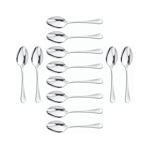 Arcos Series Madrid - Box 12 Pieces Table Spoon - Monoblock of one Piece Stainless Steel 18/10 and 210 mm (8.27 Inch) Silver Colour (12 Piece)
