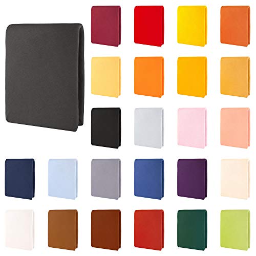 CelinaTex Aqua Fitted Sheet Divan Water Beds Cotton Elastane 200x220-220x240 cm anthracite