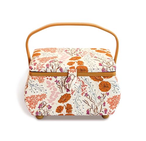 Prym 612069 Sewing Basket Cotton Sand 32 x 20.5 x 21 cm