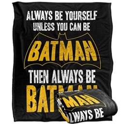 BATMAN Be Officially Licensed Silky Touch Super Soft Throw Blanket 152 x 127 cm