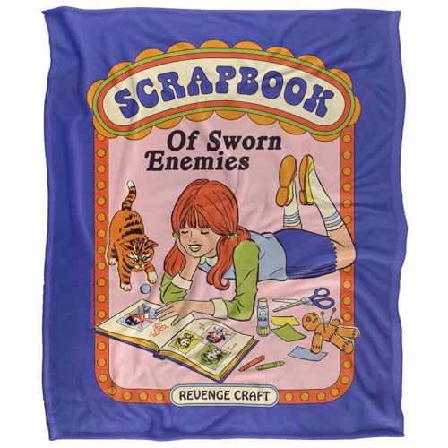 Steven Rhodes Scrapbook Of Sworn Enemies Silky Touch Super Soft Throw Blanket 152 X 127 Cm