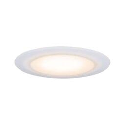 Paulmann 99942 Premium Suon LED recessed luminaire Set of 3 Round incl. 3x6.5W IP44 dim recessed Spotlight Satin, White Cabinet Light Plastic 2000K