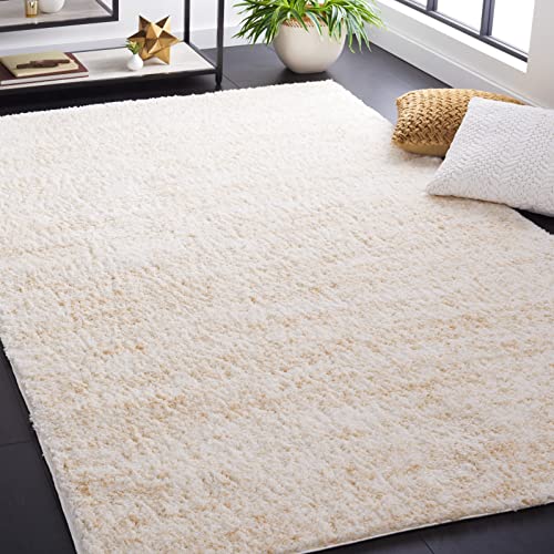 Safavieh Berber Shag Collection Shaggy Rug for Living Room Dining Room Bedroom Short Pile Cream 3ft x 5ft