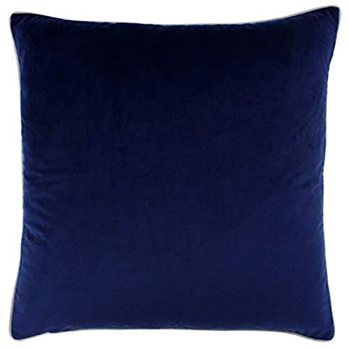 furn. Meridian Polyester Filled Cushion (Navy/Silver - 55 x 55cm)
