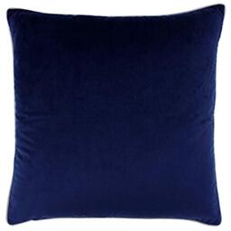 furn. Meridian Polyester Filled Cushion (Navy/Silver - 55 x 55cm)
