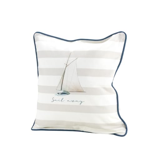 Rössler - Cushion Cover 40 x 40 cm Cotton Sea Love Sailing Boat