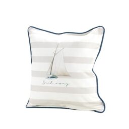 Rössler - Cushion Cover 40 x 40 cm Cotton Sea Love Sailing Boat