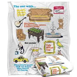 FRIENDS The One with Officially Licensed Silky Touch Super Soft Throw Blanket 152 x 127 cm