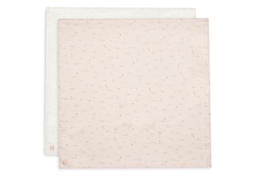 Jollein Muslin Cloths - Pretty Picnic - 115x115cm - 2 Pack - Muslin Baby Blanket - 100% Cotton - Baby Burp Cloths - OEKO-TEX Certified