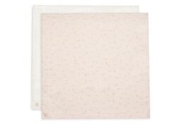 Jollein Muslin Cloths - Pretty Picnic - 115x115cm - 2 Pack - Muslin Baby Blanket - 100% Cotton - Baby Burp Cloths - OEKO-TEX Certified