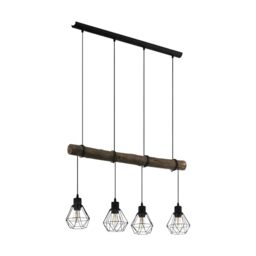 Eglo Pendant Light Fitting Horningtops, Rustic Hanging lamp in Vintage