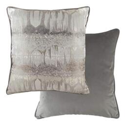 Evans Lichfield Inca Feather Filled Cushion, Steel Grey, 56 x 56cm