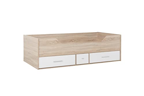 Birlea Furniture CAMDEN CABIN BED WHITE & OAK EFFECT