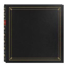 Pioneer 300 Pocket Post Bound Black Faux Leather Cover Photo Album for 4 x 6 inch Prints