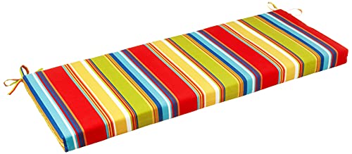 Pillow Perfect Outdoor Westport Garden Bench Cushion, Multicolored