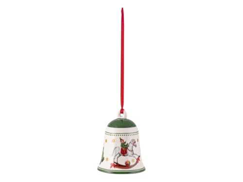 Villeroy & Boch - My Christmas Tree, bell toy, 5,5 x 5,5 x 6,5cm, Porcelain, green, 14-8622-6850