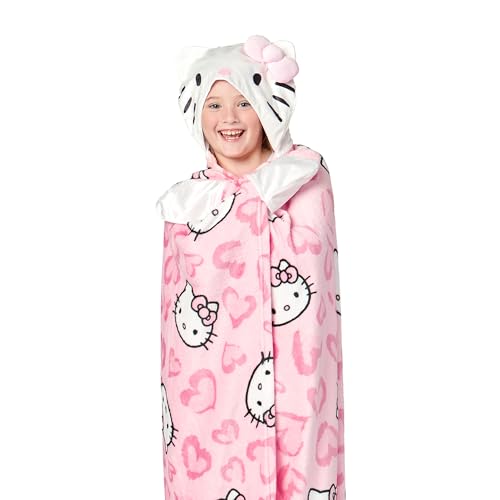 Northwest Character Hooded Throw Blanket, Cozy and Lightweight, 40x50 inches