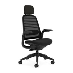 Steelcase Ergonomic office chair: Series 1, Headrest,4D armrests, Black