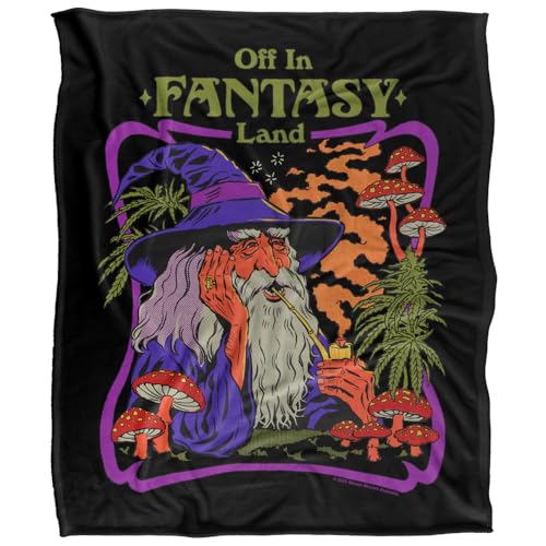 Steven Rhodes Fantasy Land Silky Touch Super Soft Throw Blanket 152 X 127 Cm