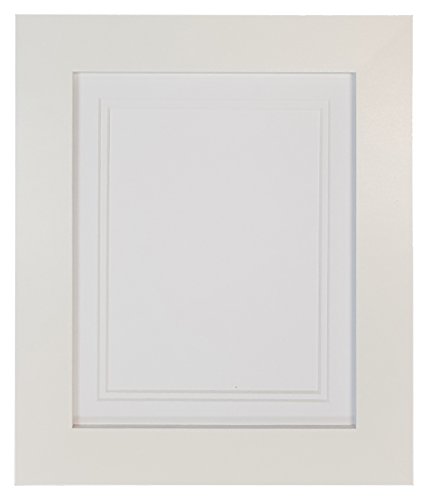 Metro White Photo Picture Poster Frame with Double White Mount 21 x 10 For 3 Pics @ 7 x 5 inch