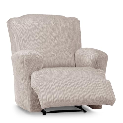 Eysa Luz Stretch Sofa Cover for Relax Recliner Chair Linen Colour