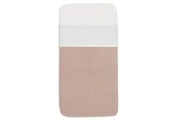 Jollein Bed Sheet Cradle, Twinkling, Wild Rose, 75 x 100 cm, for Baby Cot, 100% Cotton, Oeko-Tex Certified