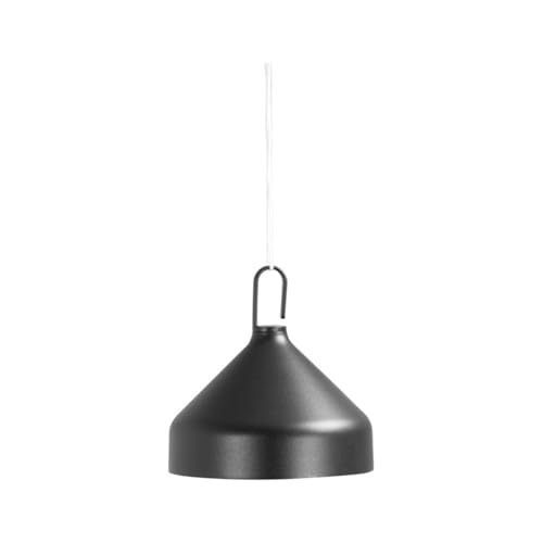 Zafferano, Amelie Suspension Lamp, Cordless Rechargeable Table Lamp with Touch Control, Suitable for Indoor and Outdoor Use, Dimmer, 2200-3000 K, Height 12 cm, Black Colour