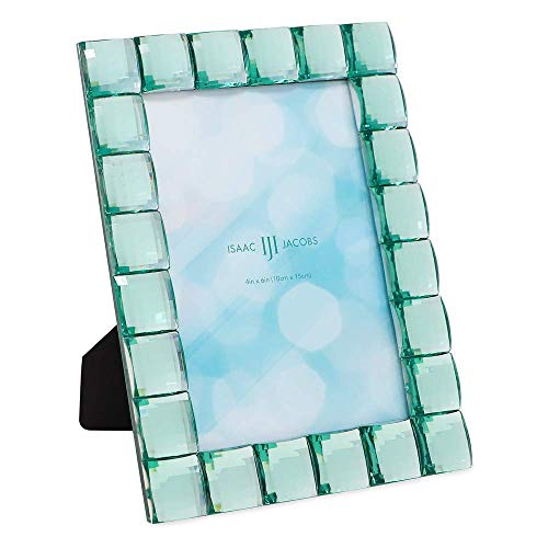 Isaac Jacobs International Jewel Picture Frame (4x6, Light Green)