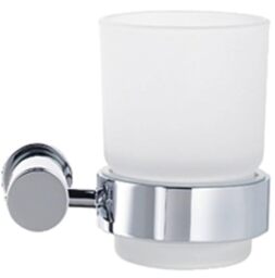 Duravit D-Code 0099201000 Wall Mounted Toilet Brush Holder Code Glass for Right – Matt Chrome