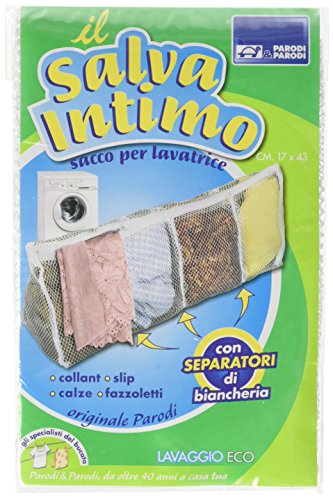 Parodi & Parodi Laundry Bag Laundry Bag Underwear with Tabs of Bedding Polyester White 14 x 24 x 5 cm