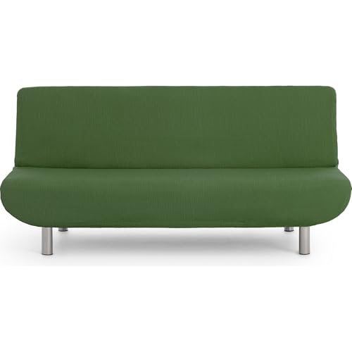 ECOMMERC3 Universal and Versatile 3-Seater Sofa Cover Green ??? Easy to Place Protector for Back, Seat and Armrest, Green