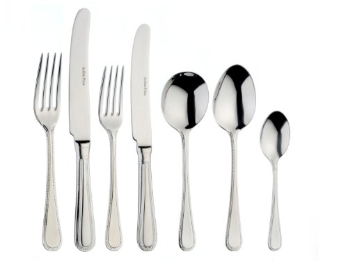 Arthur Price Every Day 44-Piece Bead 6-Person Box Set, Stainless Steel, Silver, 51 x 31.5 x 6.5 cm